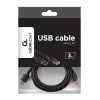 Gembird CCP-USB2-AMAF-10 USB-2.0-Typ-A-Verlängerungskabel (AM/AF), 3 m, schwarz