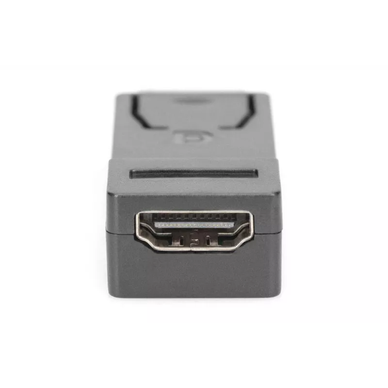 DIGITUS ASSMANN DisplayPort-Adapter, DP - HDMI Typ A M/B, mit Verriegelung, CE schwarz