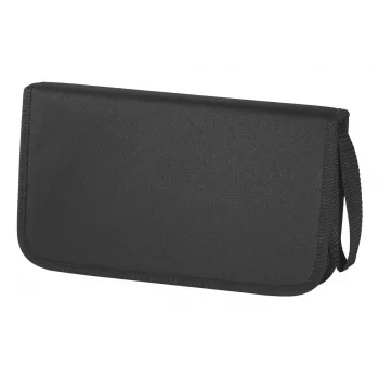 Hama Nylon Brieftasche 64 CD, 64 Discs, Schwarz, Nylon