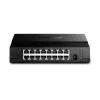 TP-Link 16-Port 10/100Mbps Desktop Switch, Unmanaged, Fast Ethernet (10/100), Full Duplex, Rackmontage, Wandmontage