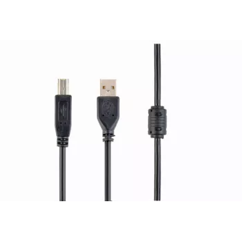 GEMBIRD Premium Qualität USB A-Stecker auf B-Stecker Kabel 4,5m - Schwarz