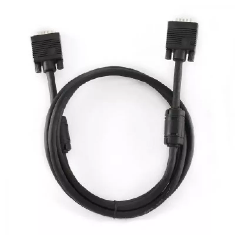 GEMBIRD Premium VGA HD15M/HD15M Dual-Shielded mit 2 Ferritkernen 10m Kabel/ Schwarz