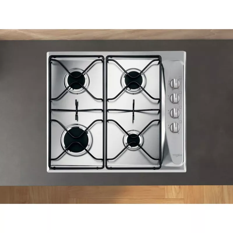 Whirlpool AKM 268/IX Edelstahl Einbau-Gasherd 4 Zone(n)