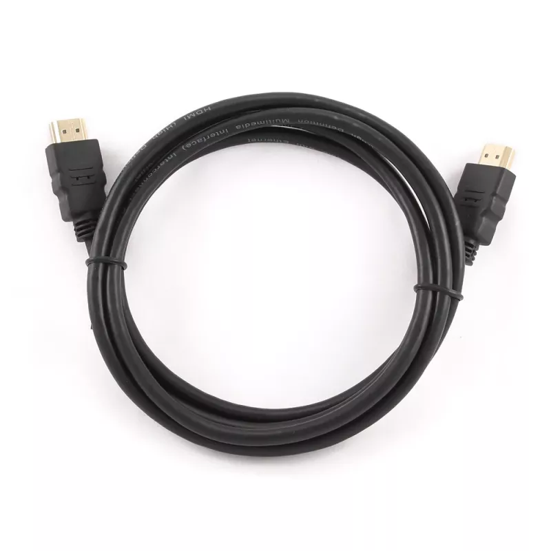 Gembird CC-HDMI4-0.5M HDMI-2.0-Kabel mit Ethernet, Stecker auf Stecker, 4K, 0,5 m, schwarz, Bulk-Verpackung