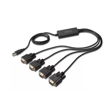 DIGITUS USB 2.0 To 4x Rs232 Kabel 1.5m