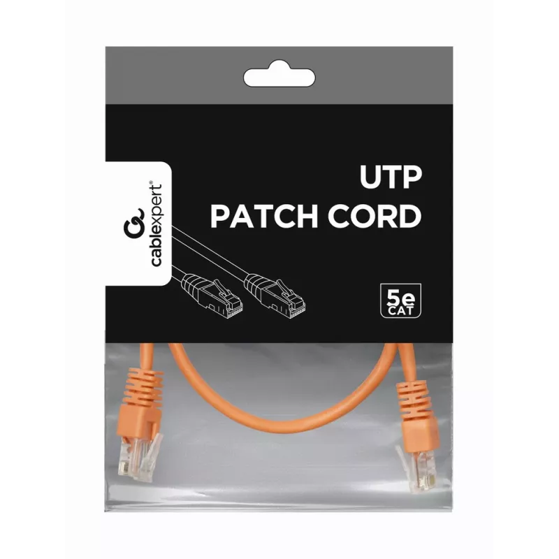 GEMBIRD Patchkabel - Cat 5e - UTP - 25 cm - Orange