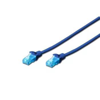 DIGITUS Patchkabel - Cat 5e - U-UTP - Snagless - 1m - blau