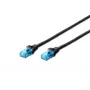 DIGITUS Patchkabel - Cat 5e - U-UTP - Snagless - 3m - schwarz