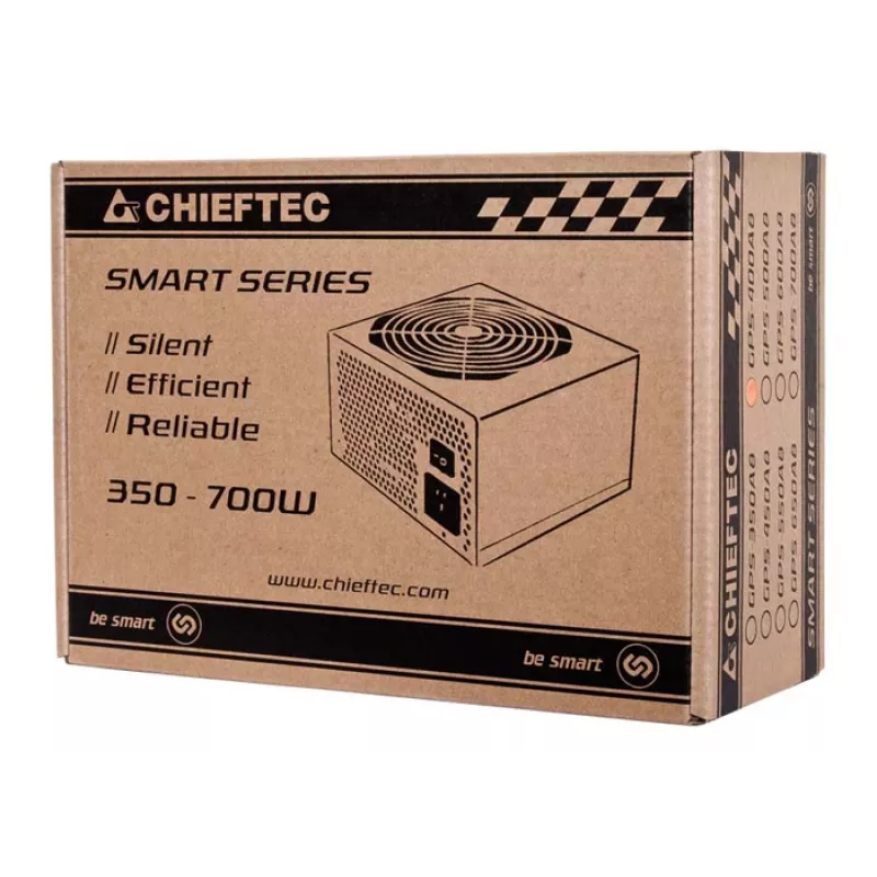 Chieftec Smart GPS-500A8 Netzteil 500 W 20+4 pin ATX ATX Schwarz