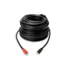 DIGITUS ASSMANN HDMI High Speed Kabel, Typ A, mit Verstärker. M/M, 15m mit Ethernet, Ultra HD 24p, CE, Gold Schwarz