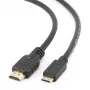 Gembird CC-HDMI4C-6 HDMI-auf-Mini-HDMI-Kabel (Typ C) mit Ethernet, 1,8 m, Schwarz