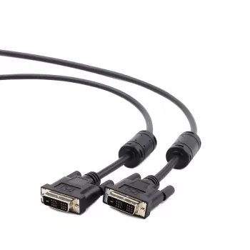 Gembird DVI-D Single-Link-Kabel, 1,8 m, Schwarz (CC-DVI-BK-6)