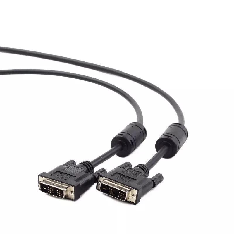 Gembird DVI-D Single-Link-Kabel, 1,8 m, Schwarz (CC-DVI-BK-6)