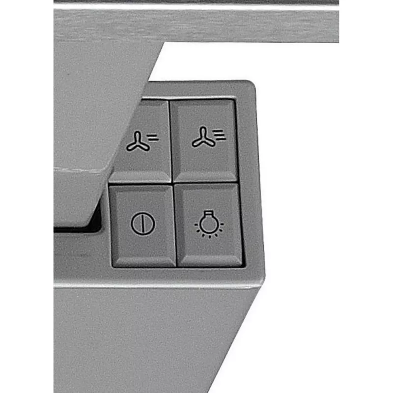 Whirlpool AKR 6390/1 IX Semi built-in (pull out) Silver 304 m³/h