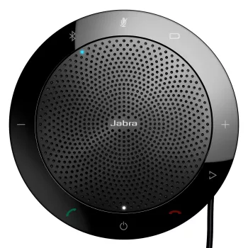 Jabra Speak 510+ MS, Universal, Schwarz, Cisco, Avaya, Siemens, Omnidirektional, USB/Bluetooth, Kabelgebunden & Kabellos