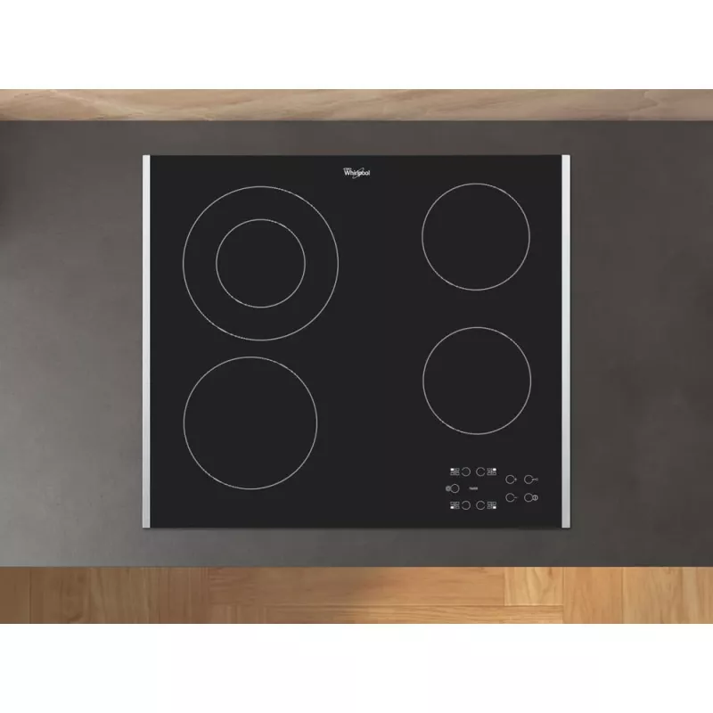 Whirlpool AKT 8130 BA Schwarz Einbau-Keramikkochfeld 4 Zone(n)