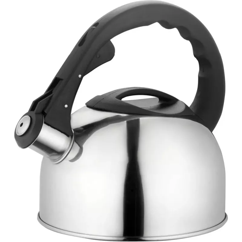Lamart Lumier LT 7004 Pfeifkessel für den Herd, 2 l, Edelstahl, induktions- und gasgeeignet, Inox