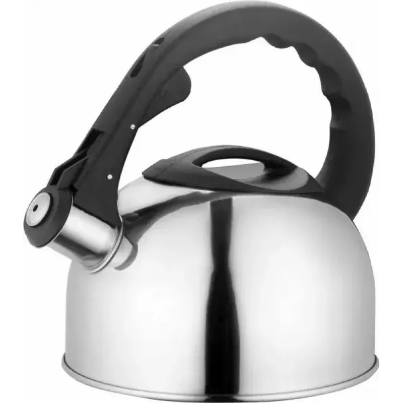 Lamart Lumier LT 7004 Pfeifkessel für den Herd, 2 l, Edelstahl, induktions- und gasgeeignet, Inox