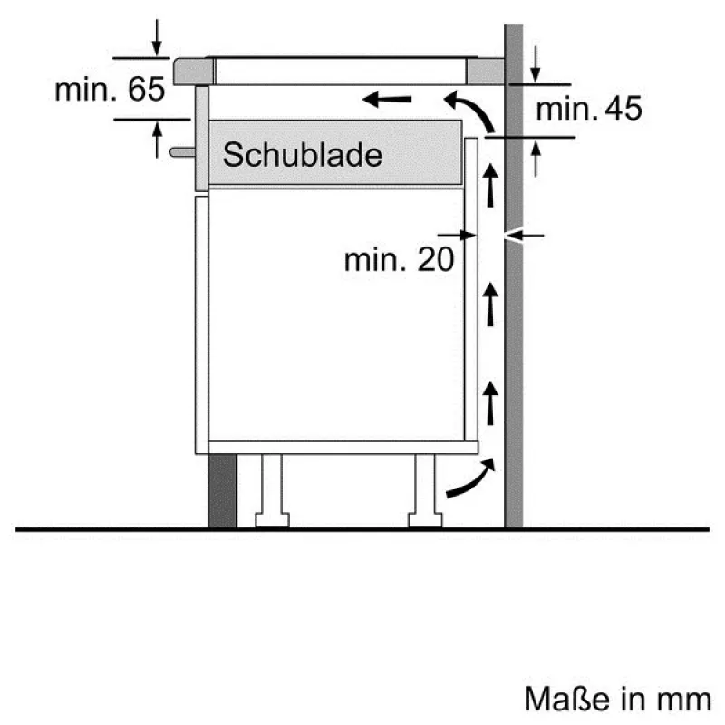 Bosch PXX675DC1E Kochfeld Schwarz, Edelstahl Einbau Induktionskochfeld 4 Zone(n)