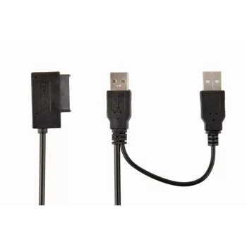 GEMBIRD Externer USB-auf-SATA-Adapter für schlank-SATA-SSD, DVD