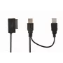 GEMBIRD Externer USB-auf-SATA-Adapter für schlank-SATA-SSD, DVD