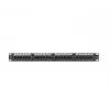 Lanberg PPU5-1024-B Patchpanel, 24 Ports, 1 HE, 19 Zoll, Cat5e UTP, Metall, Schwarz