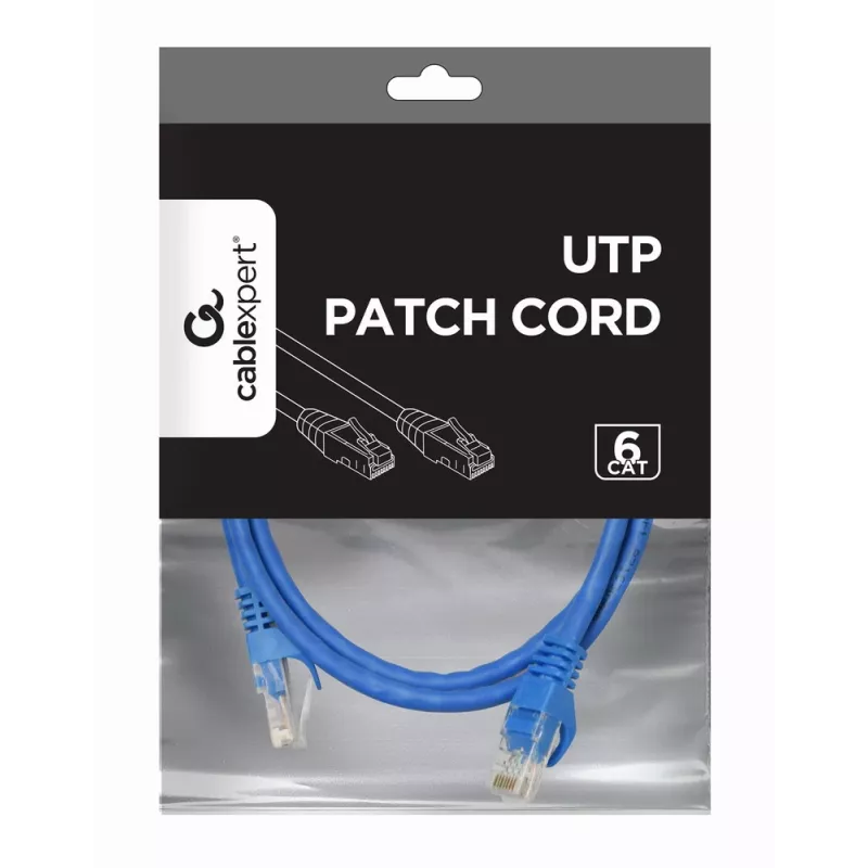 GEMBIRD Patch Kabel - CAT6 - UTP - 1m - Blue