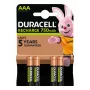 Duracell AAA (4 Stück) Wiederaufladbare Batterie Nickel-Metallhydrid (NiMH)