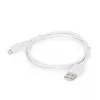 Lightning-Kabel Gembird CC-USB2-AMLM-2M-W — 2 m, Lightning auf USB A, USB 2.0, weiß