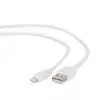 Lightning-Kabel Gembird CC-USB2-AMLM-2M-W — 2 m, Lightning auf USB A, USB 2.0, weiß