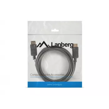 LANBERG DisplayPort-Kabel 3m Schwarz