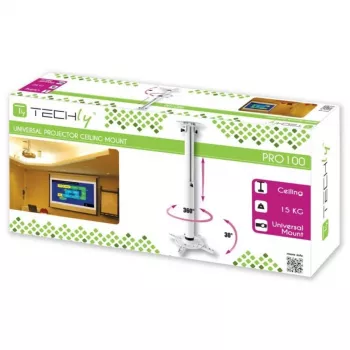 Techly Support Projector Ceiling Extension 500-770 mm Weiß ICA-PM 104MW