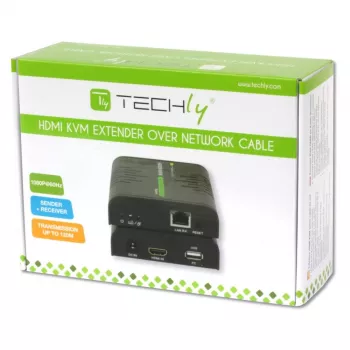 Techly IDATA HDMI-KVM2 KVM-Extender Sender & Empfänger