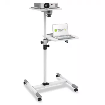 Techly Universal Trolley for Notebook / Projector, Weiß ICA-TB TPM-6