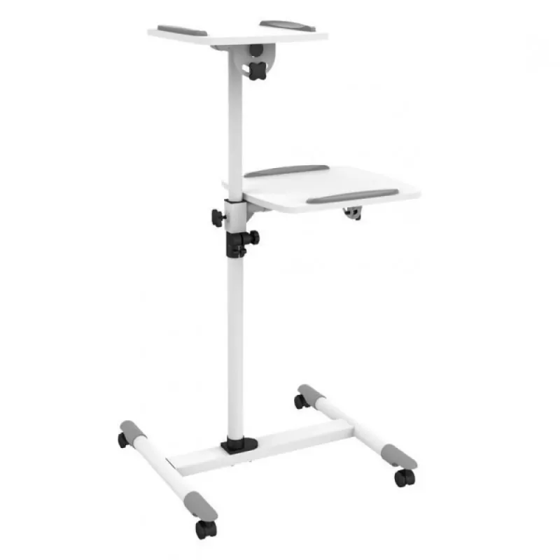 Techly Universal Trolley for Notebook / Projector, Weiß ICA-TB TPM-6