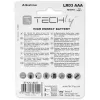 Techly Blister 4 Batterien High Power Mini Stilo AAA Alkaline LR03 1,5V IBT-KAL-LR03T