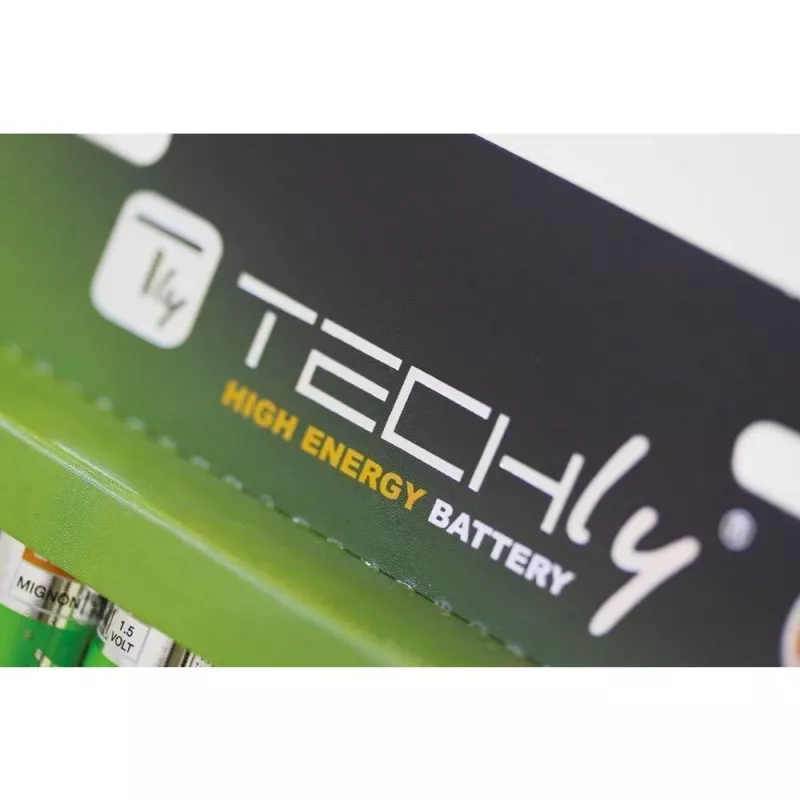 Techly Blister 4 AA Alkaline-Batterien High Power Stilo LR06 1,5V IBT-KAL-LR06T