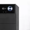 Modecom Oberon Pro Midi-Tower PC-Gehäuse, ATX/Micro-ATX/ITX, Seitenfenster, Grafikkarte bis 395 mm, 2x USB 3.0, schwarz