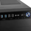 Modecom Oberon Pro Midi-Tower PC-Gehäuse, ATX/Micro-ATX/ITX, Seitenfenster, Grafikkarte bis 395 mm, 2x USB 3.0, schwarz