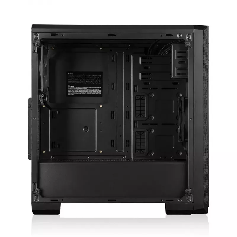 Modecom Oberon Pro Midi-Tower PC-Gehäuse, ATX/Micro-ATX/ITX, Seitenfenster, Grafikkarte bis 395 mm, 2x USB 3.0, schwarz