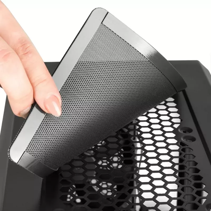 Modecom Oberon Pro Midi-Tower PC-Gehäuse, ATX/Micro-ATX/ITX, Seitenfenster, Grafikkarte bis 395 mm, 2x USB 3.0, schwarz