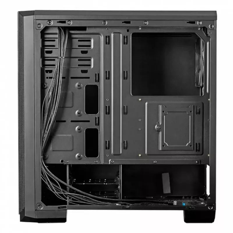 Modecom Oberon Pro Midi-Tower PC-Gehäuse, ATX/Micro-ATX/ITX, Seitenfenster, Grafikkarte bis 395 mm, 2x USB 3.0, schwarz