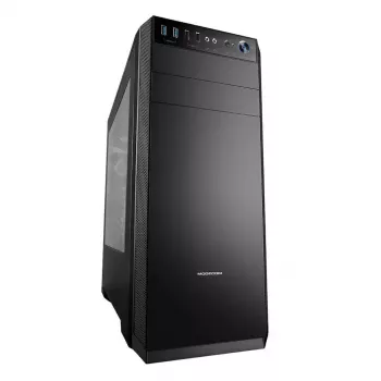 PC-Gehäuse MODECOM Oberon Pro Midi Tower – Schwarz, ATX/ITX/Micro ATX, gehärtetes Glas, bis zu 395 mm GPU