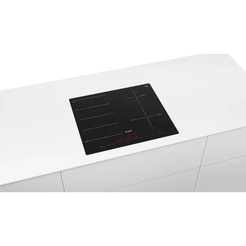Bosch Serie 8 PXE601DC1E Kochfeld Schwarz Integriert Zonen-Induktionskochfeld 4 Zone(n)