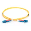 DIGITUS Glasfaser-Patchkabel, LC zu LC OS2, Singlemode 9/125 µm, Duplex, Länge 1m