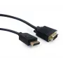 Gembird CCP-DPM-VGAM-6 DisplayPort-auf-VGA-Adapterkabel, 1,8 m, schwarz