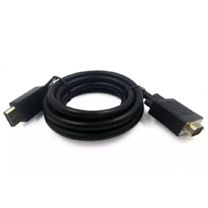Gembird CCP-DPM-VGAM-6 DisplayPort-auf-VGA-Adapterkabel, 1,8 m, schwarz