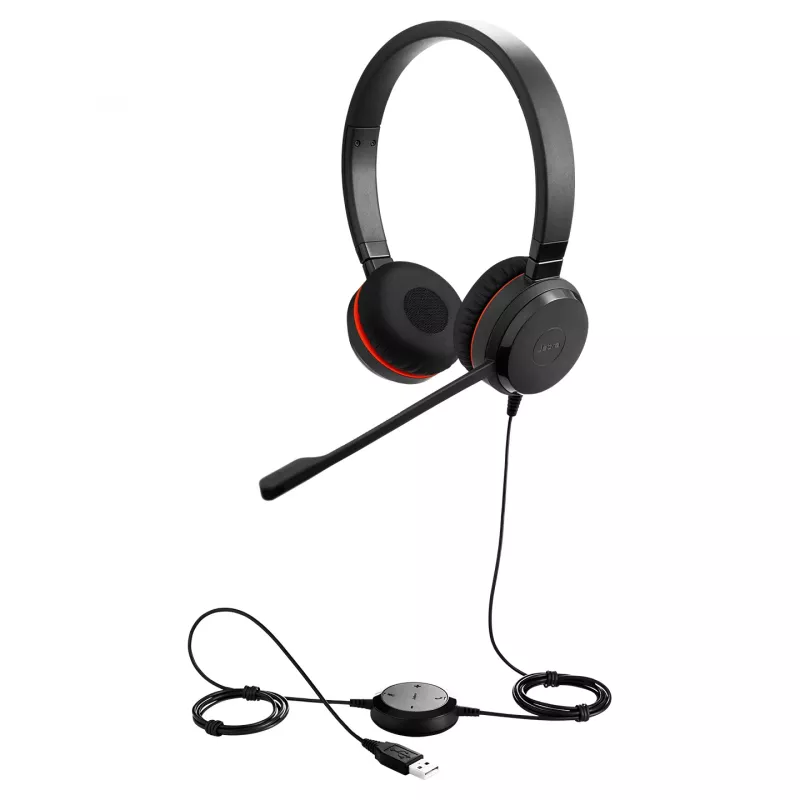 Jabra Evolve 20SE MS Stereo, Kabelgebunden, Büro/Callcenter, 150 - 7000 Hz, 132 g, Headset, Schwarz