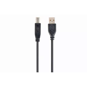 GEMBIRD USB 2.0 Typ-A auf USB Typ-B Kabel 1m, Schwarz