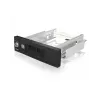 ICY BOX IB-168SK-B Wechselrahmen ohne Schublade für 3,5″ SATA-HDD im 5,25″-Schacht (13,3 cm), mit Schloss, schwarz